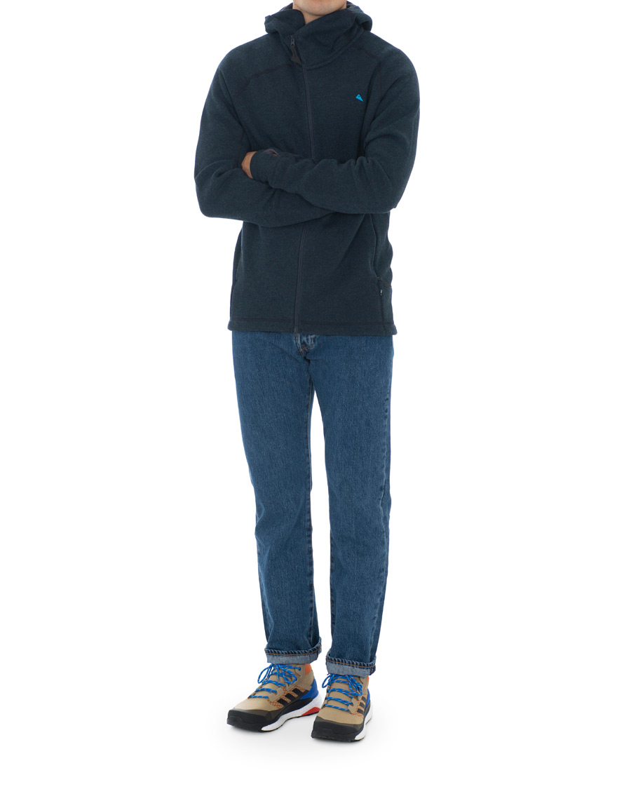 Herre | Trøjer | Klättermusen | Balder Thermal Mid-Layer Hoodie Storm Blue