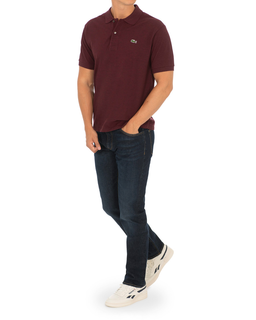 Herre | Polotrøjer | Lacoste | Original Polo Melange Piké Vine Chine