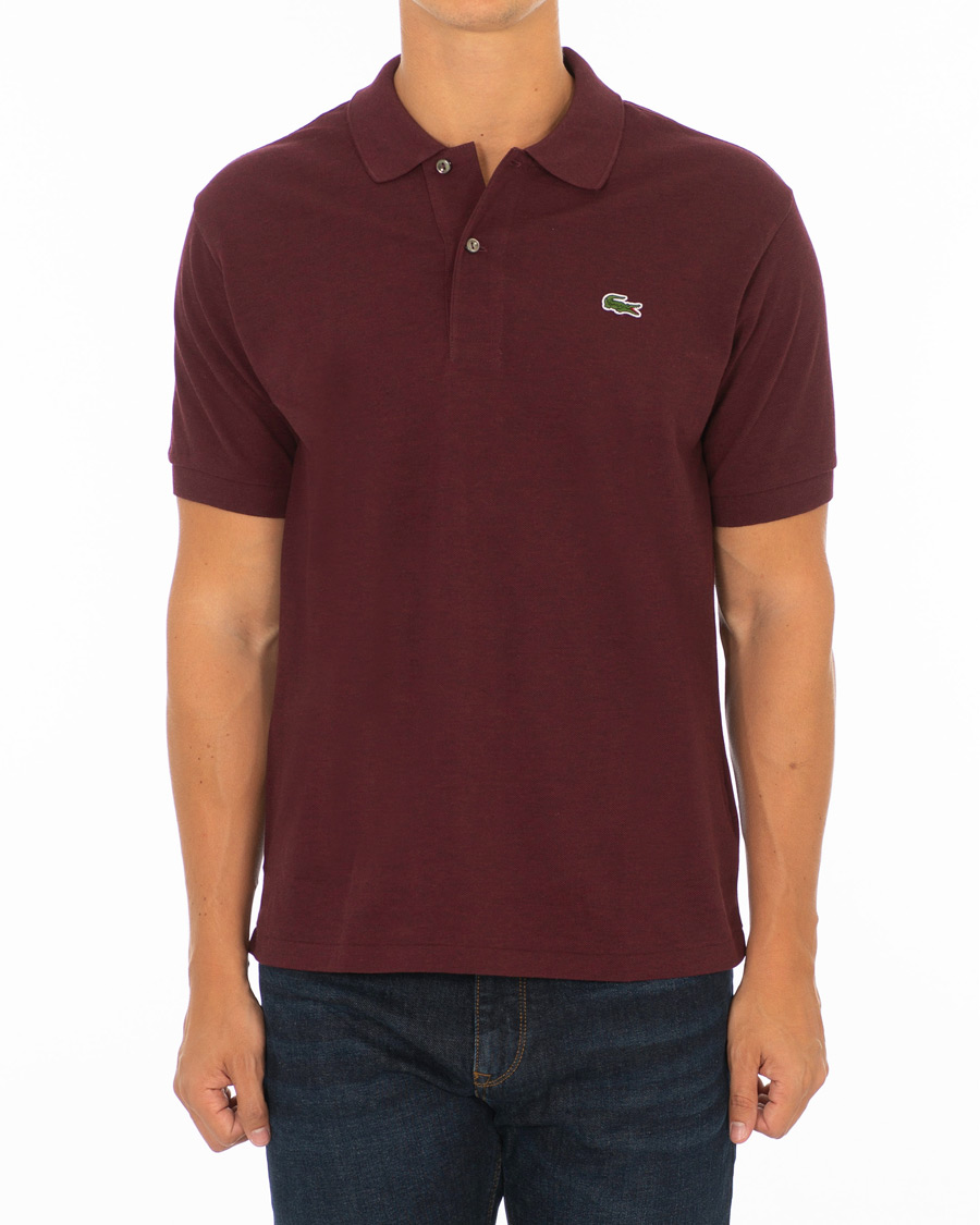 Herre | Polotrøjer | Lacoste | Original Polo Melange Piké Vine Chine