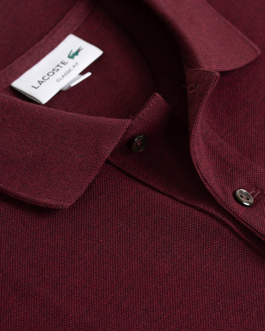 Herre | Polotrøjer | Lacoste | Original Polo Melange Piké Vine Chine