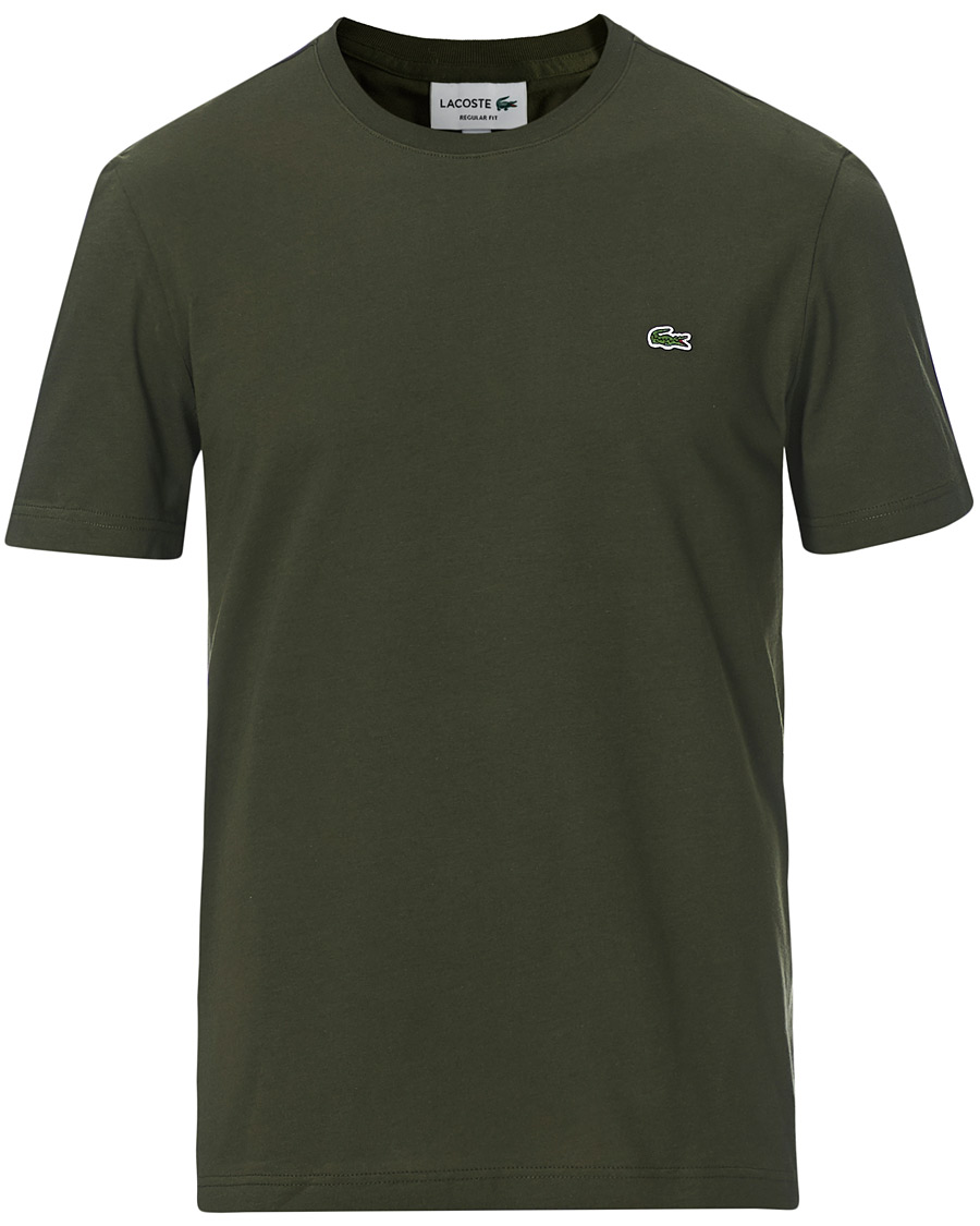 Herre | T-Shirts | Lacoste | Crew Neck Tee Baobab
