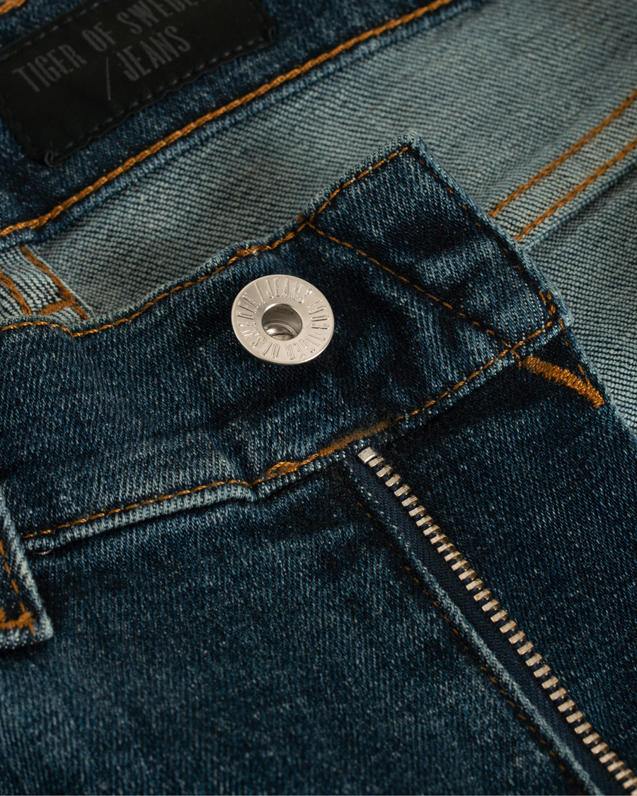 Herre | Jeans | Tiger of Sweden Jeans | Slim Top Stretch Jeans Blue