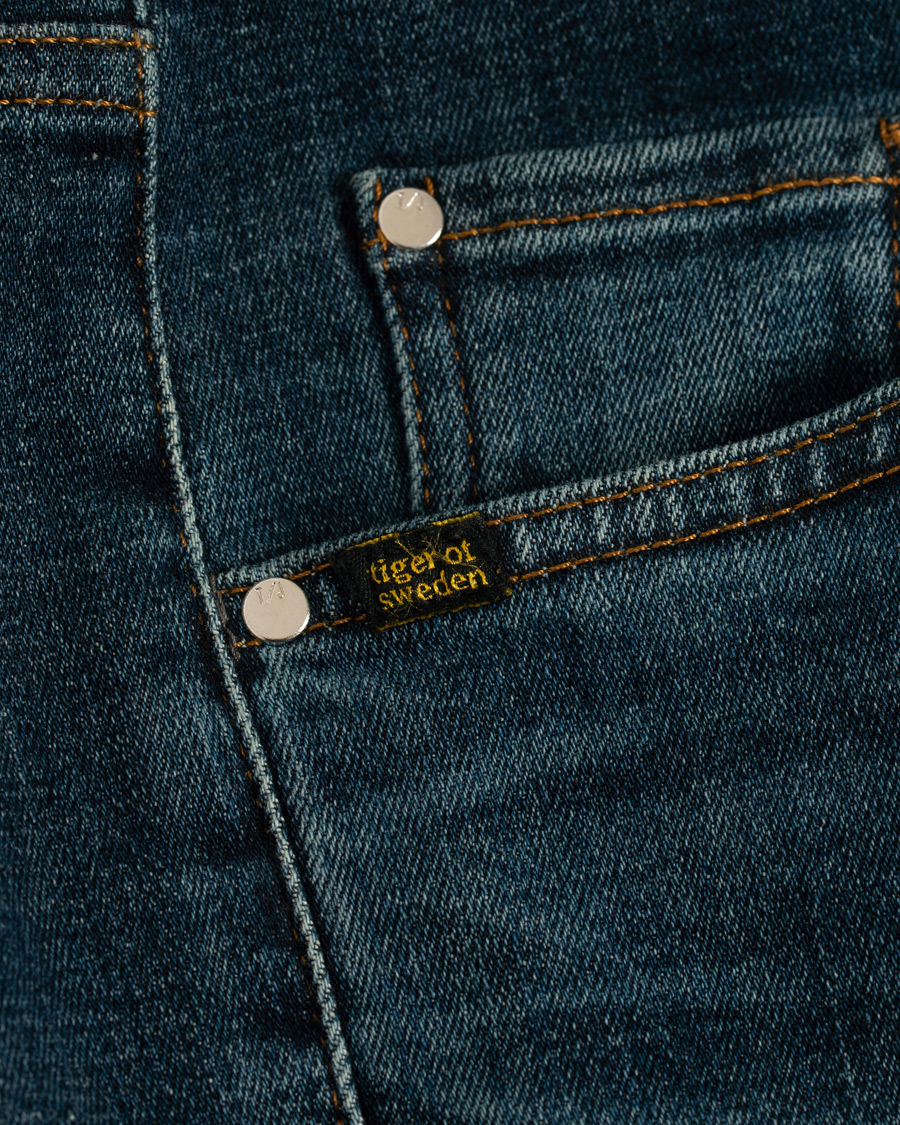 Herre | Jeans | Tiger of Sweden Jeans | Slim Top Stretch Jeans Blue