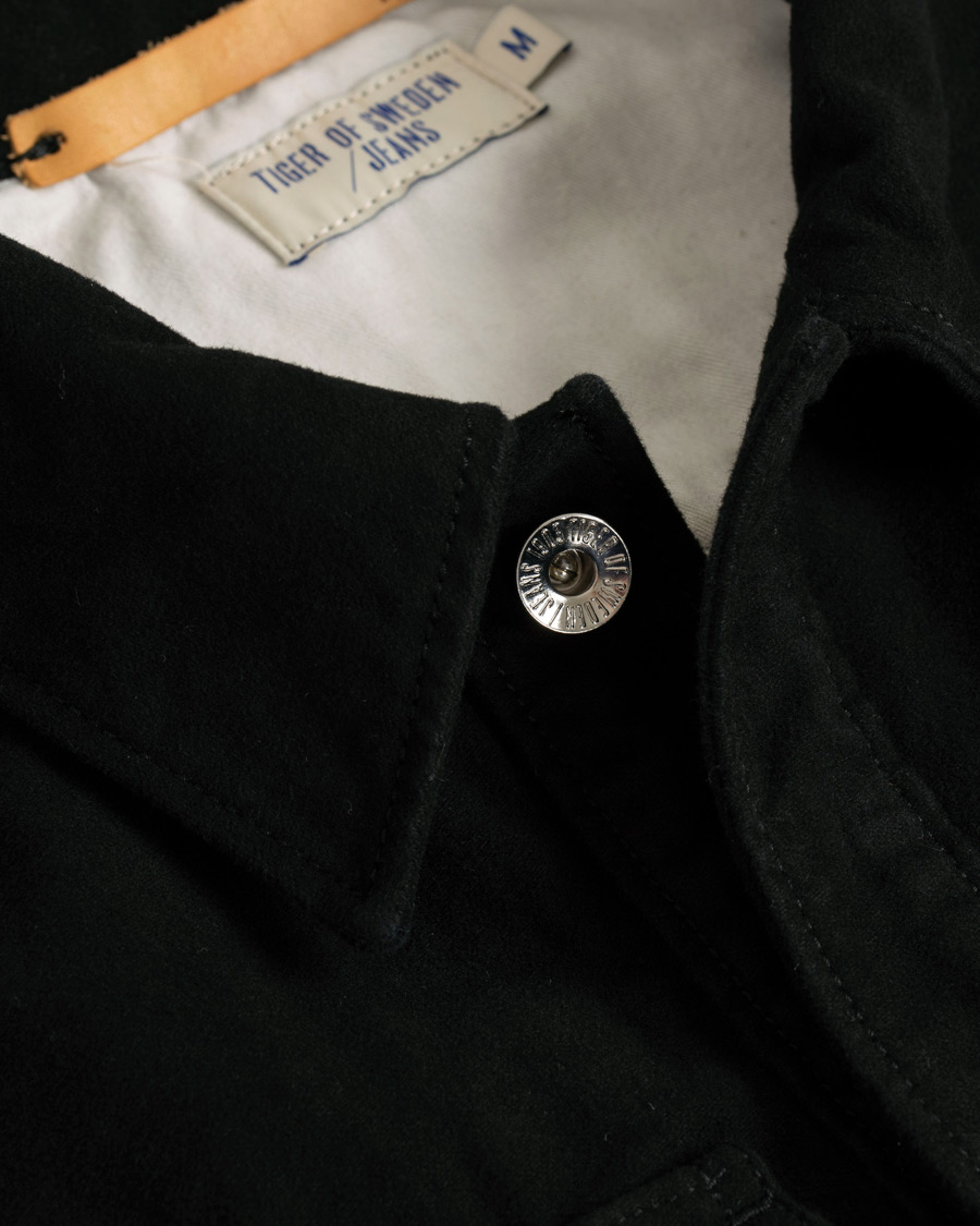 Herre | Jakker | Tiger of Sweden Jeans | Get Moleskin Denim Jacket Black