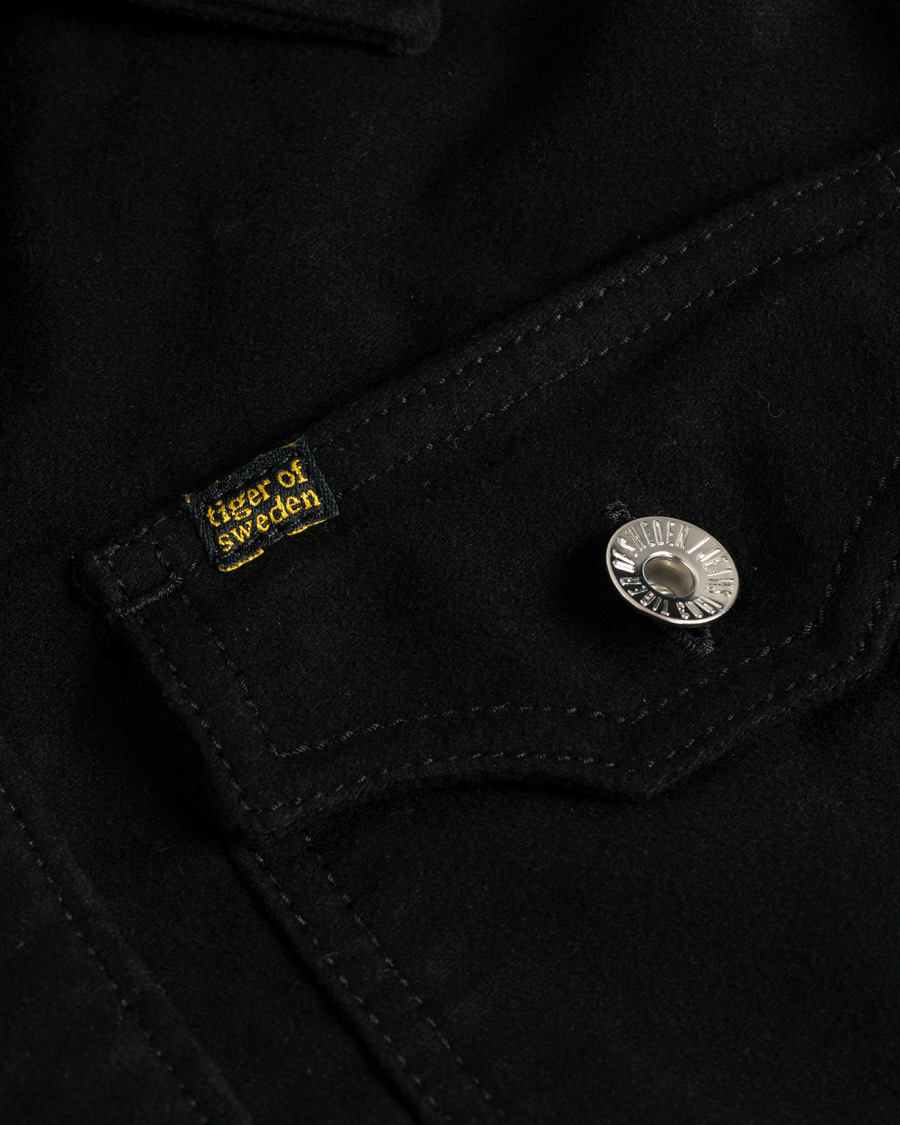 Herre | Jakker | Tiger of Sweden Jeans | Get Moleskin Denim Jacket Black