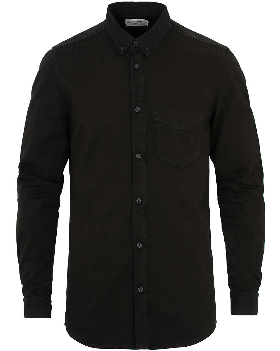 Herre | Skjorter | Tiger of Sweden Jeans | Rit Denim Shirt Black