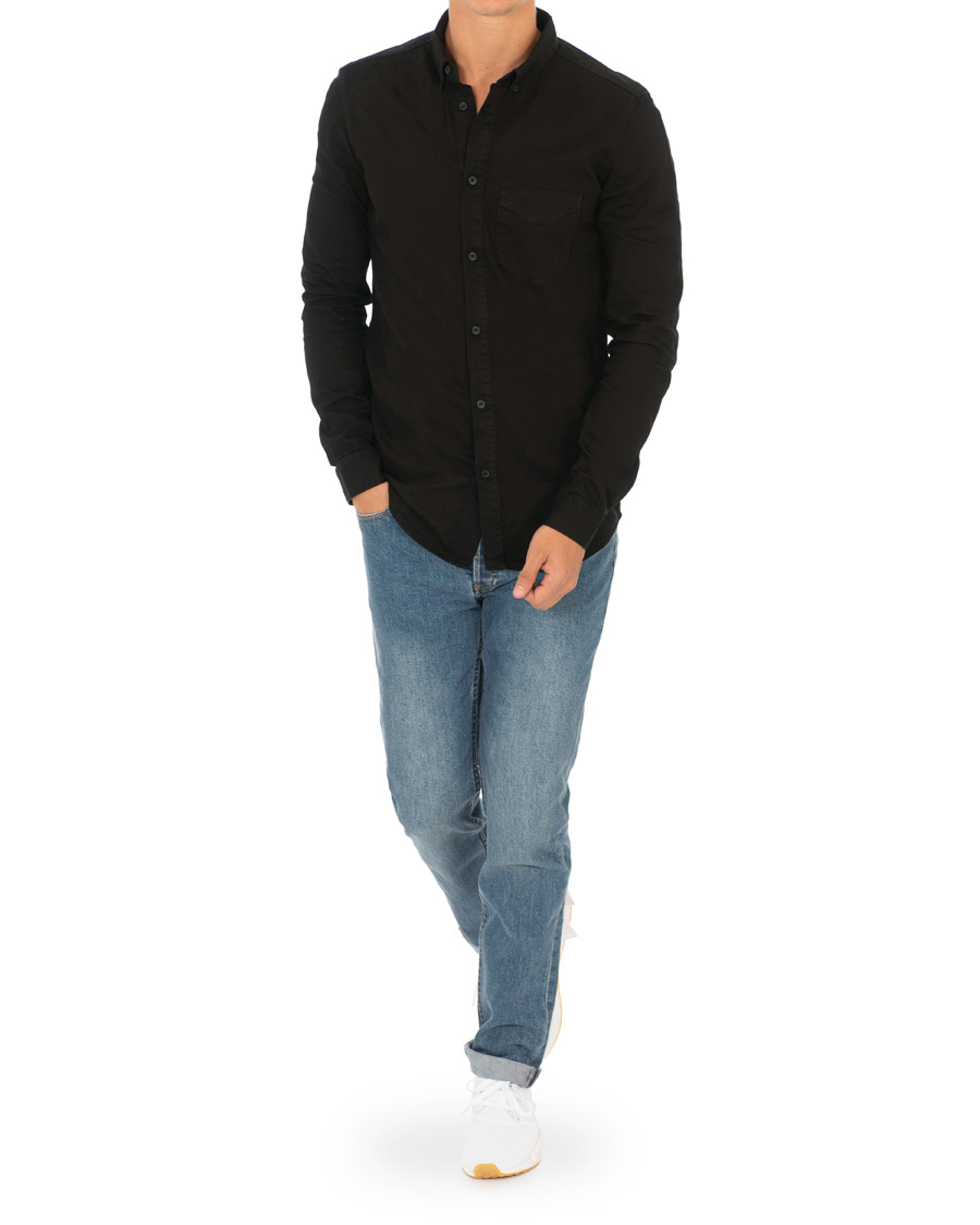 Herre | Skjorter | Tiger of Sweden Jeans | Rit Denim Shirt Black