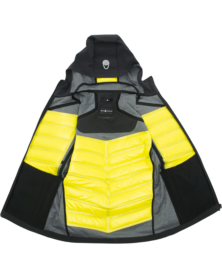 Herre | Jakker | Sail Racing | Fusion Hybrid Hooded Jacket Carbon