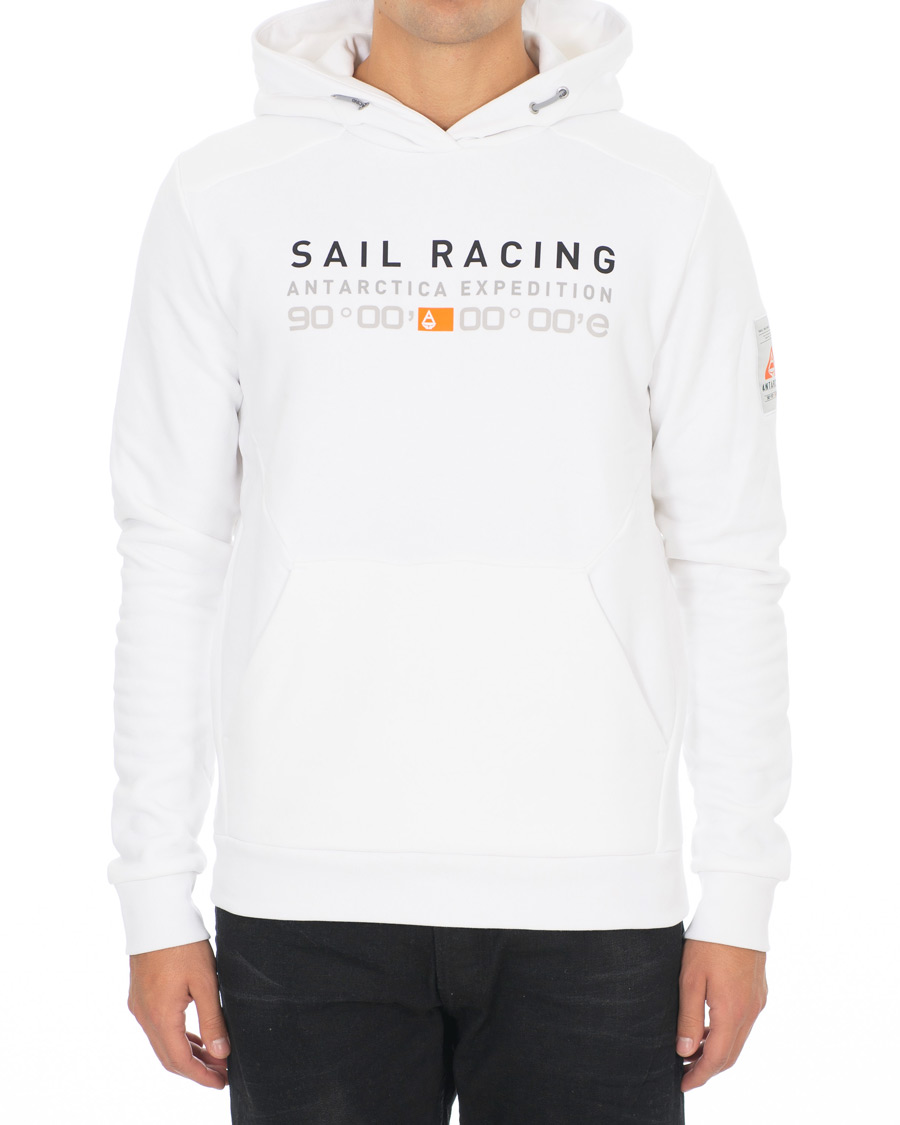 Herre | Trøjer | Sail Racing | Antarctica Hoodie White