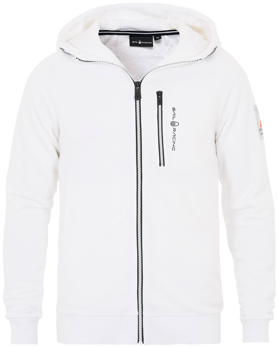 Herre | Trøjer | Sail Racing | Antarctica Full Zip Hoodie White