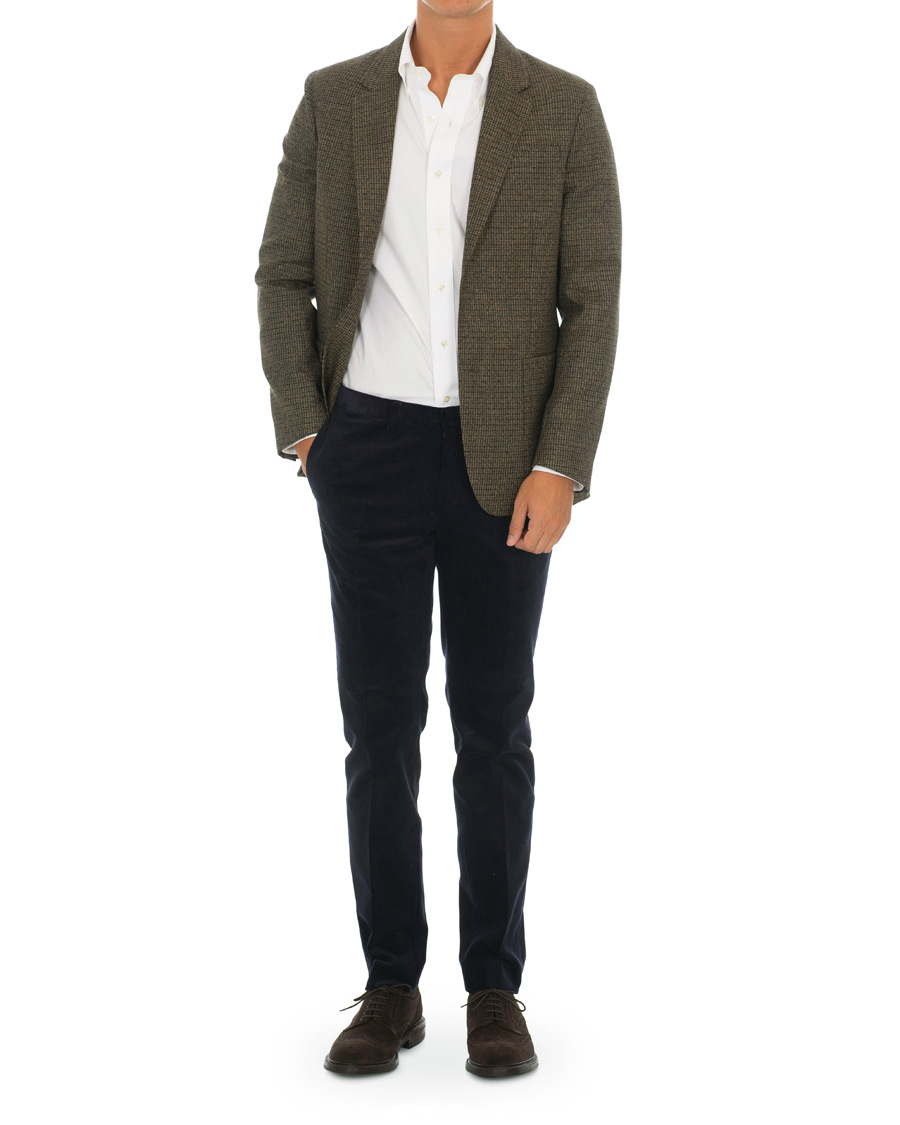 Herre | Blazere & jakker | Tiger of Sweden | Josef Checked Wool Blazer Brown