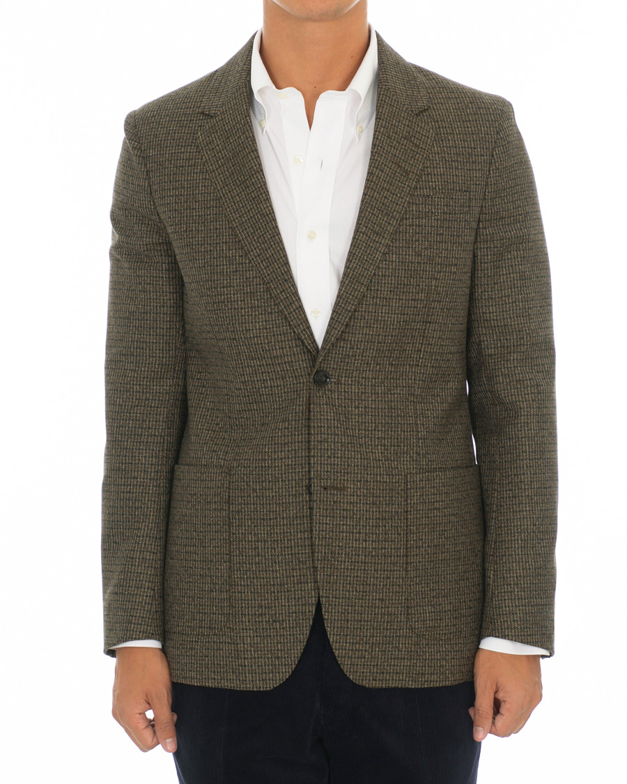Herre | Blazere & jakker | Tiger of Sweden | Josef Checked Wool Blazer Brown