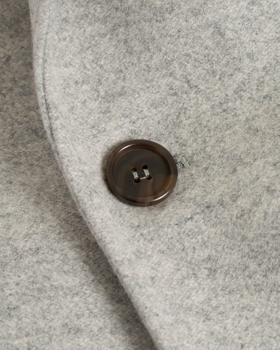 Herre | Jakker | Tiger of Sweden | Seder Peak Lapel Wool/Cashmere Coat Light Grey Melange