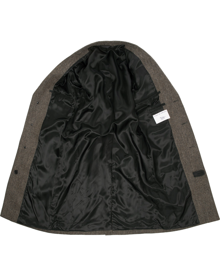 Herre | Jakker | Tiger of Sweden | Coltmar Structured Wool Coat Brown