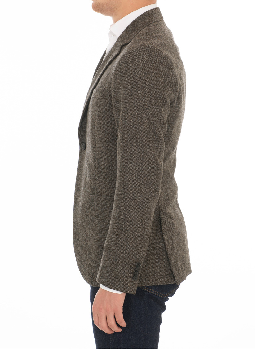 Herre | Blazere & jakker | Tiger of Sweden | Jamot Half Lined Structured Wool Blazer Brown