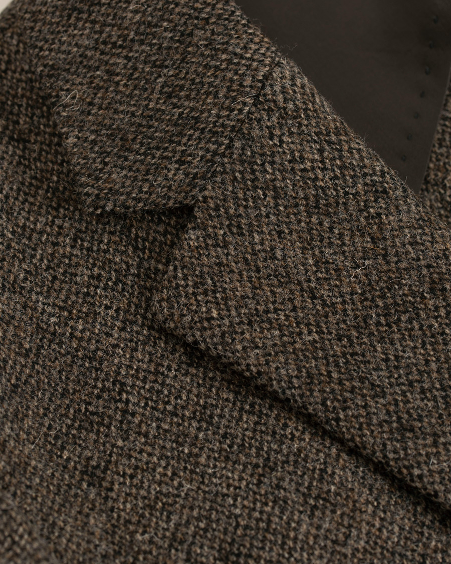 Herre | Blazere & jakker | Tiger of Sweden | Jamot Half Lined Structured Wool Blazer Brown