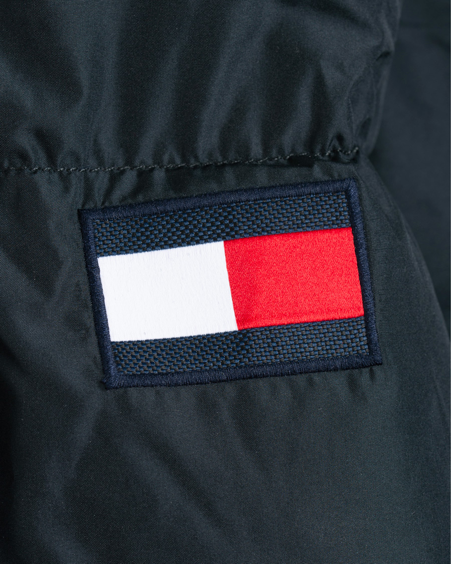 Herre | Jakker | Tommy Hilfiger | Hooded Bomber Down Jacket Jet Black