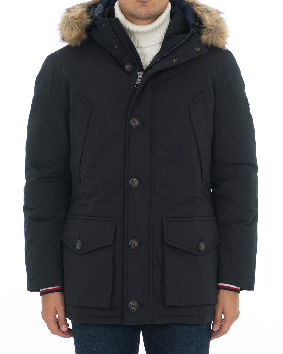 Herre | Jakker | Tommy Hilfiger | Hampton Down Fake Fur Parka Jet Black