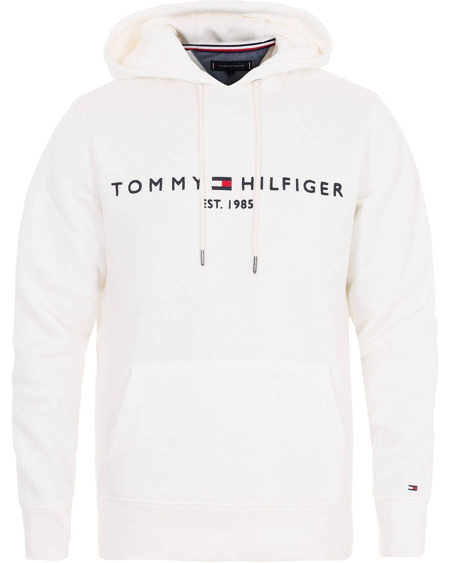 Herre | Trøjer | Tommy Hilfiger | Logo Hoodie Snow White