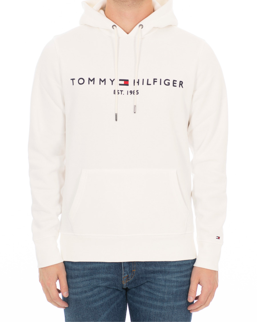 Herre | Trøjer | Tommy Hilfiger | Logo Hoodie Snow White