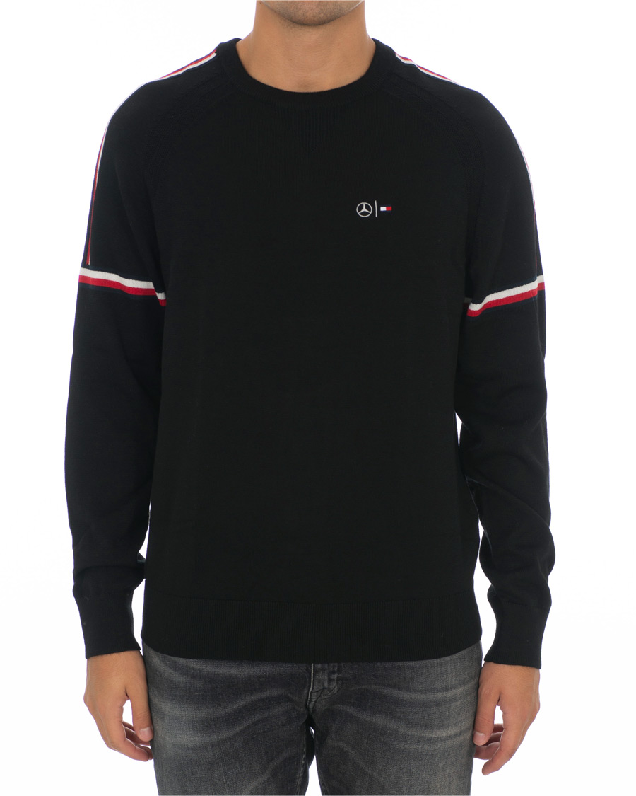 Herre | Trøjer | Tommy Hilfiger | Mercedes Benz Stripe Sweatshirt Jet Black