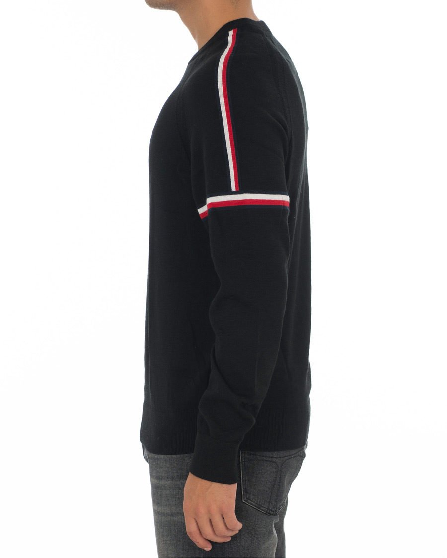Herre | Trøjer | Tommy Hilfiger | Mercedes Benz Stripe Sweatshirt Jet Black