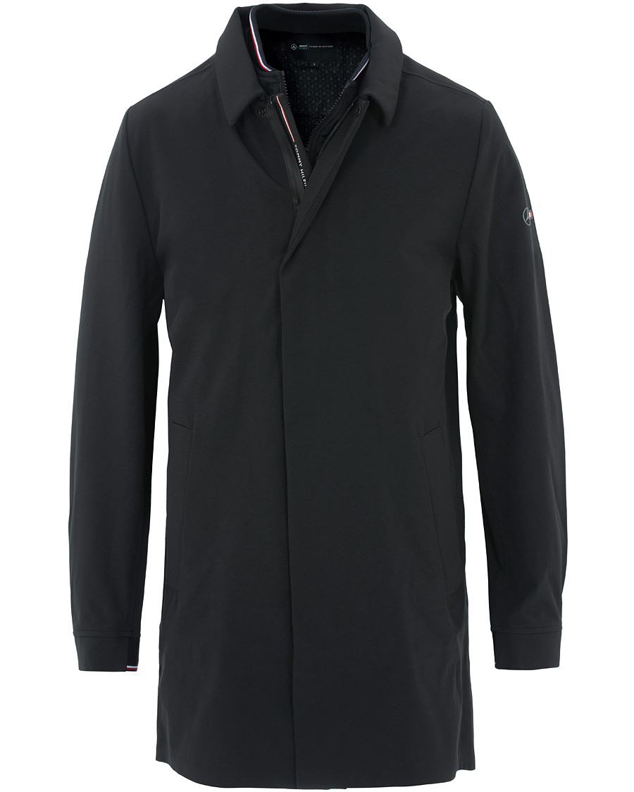 Herre | Jakker | Tommy Hilfiger | Mercedes Benz Stretch Carcoat Jet Black