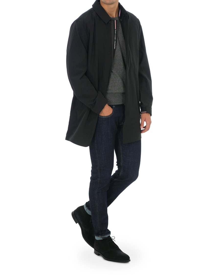 Herre | Jakker | Tommy Hilfiger | Mercedes Benz Stretch Carcoat Jet Black
