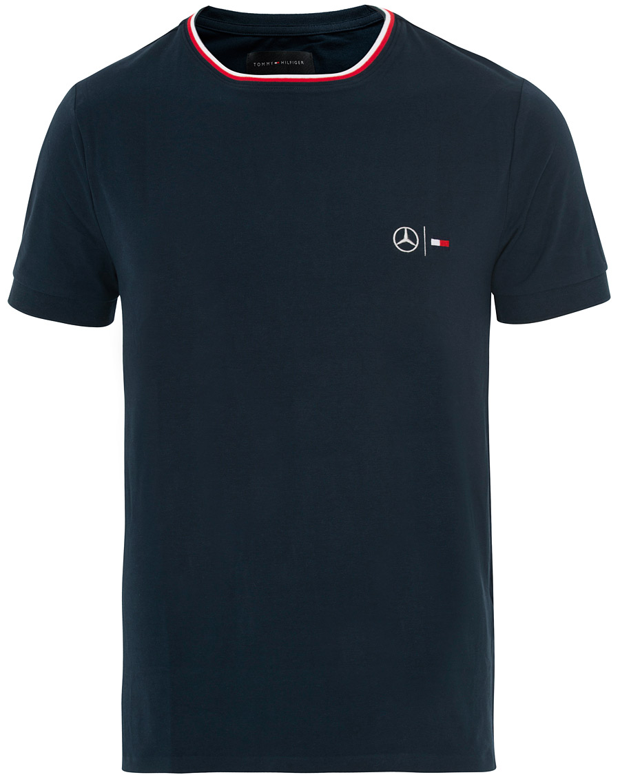 Herre | T-Shirts | Tommy Hilfiger | Mercedes Benz Climate Control Tee Sky Captain