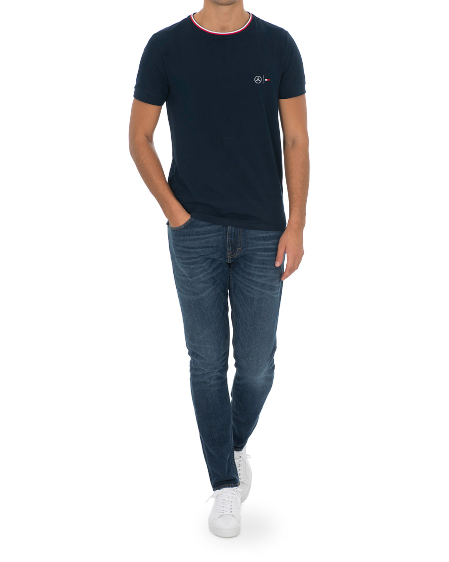Herre | T-Shirts | Tommy Hilfiger | Mercedes Benz Climate Control Tee Sky Captain