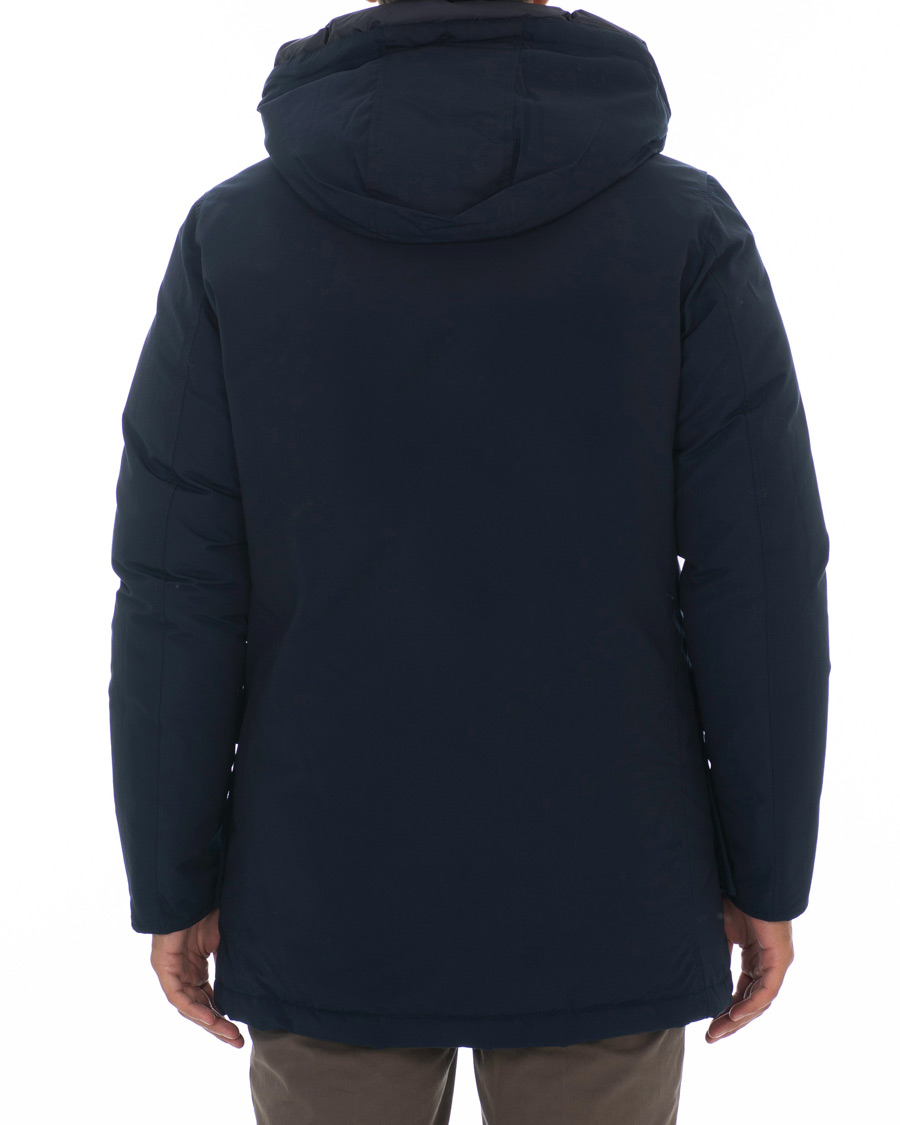 Herre | Jakker | Woolrich | Arctic Parka No Fur Melton Blue