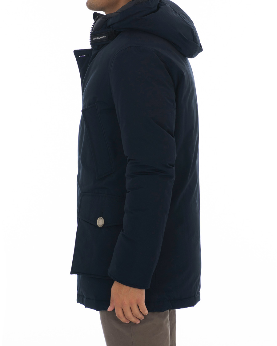 Herre | Jakker | Woolrich | Arctic Parka No Fur Melton Blue