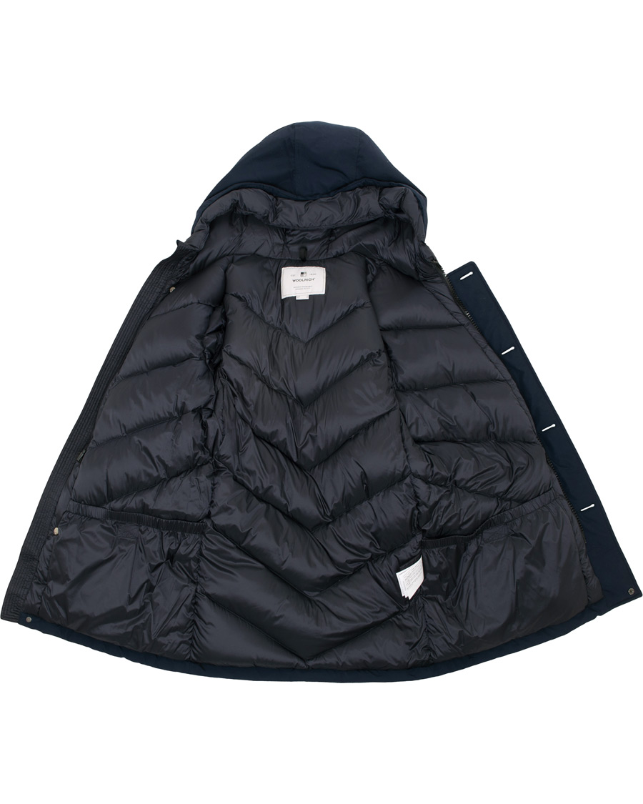 Herre | Jakker | Woolrich | Arctic Parka No Fur Melton Blue