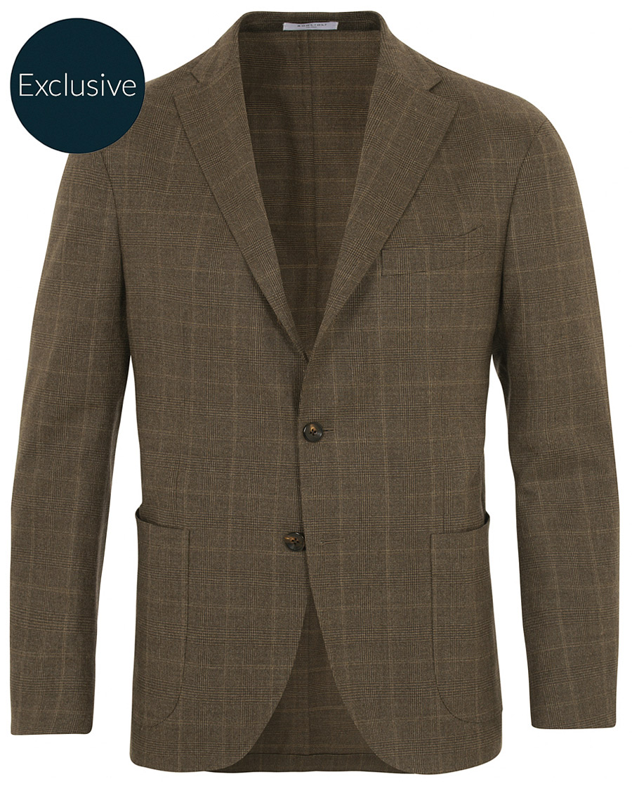 Herre | Blazere & jakker | Boglioli | K Jacket Checked Blazer Brown