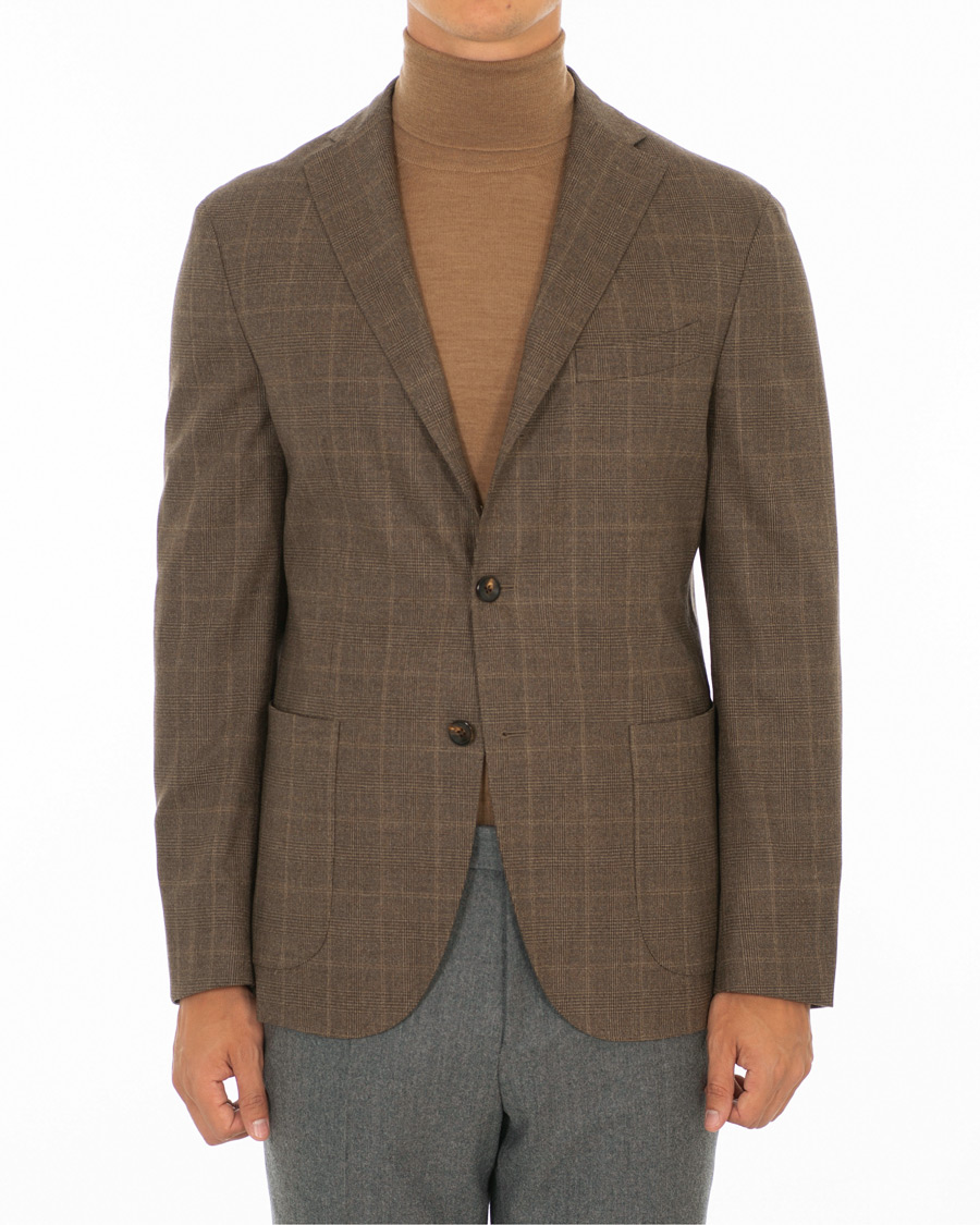 Herre | Blazere & jakker | Boglioli | K Jacket Checked Blazer Brown