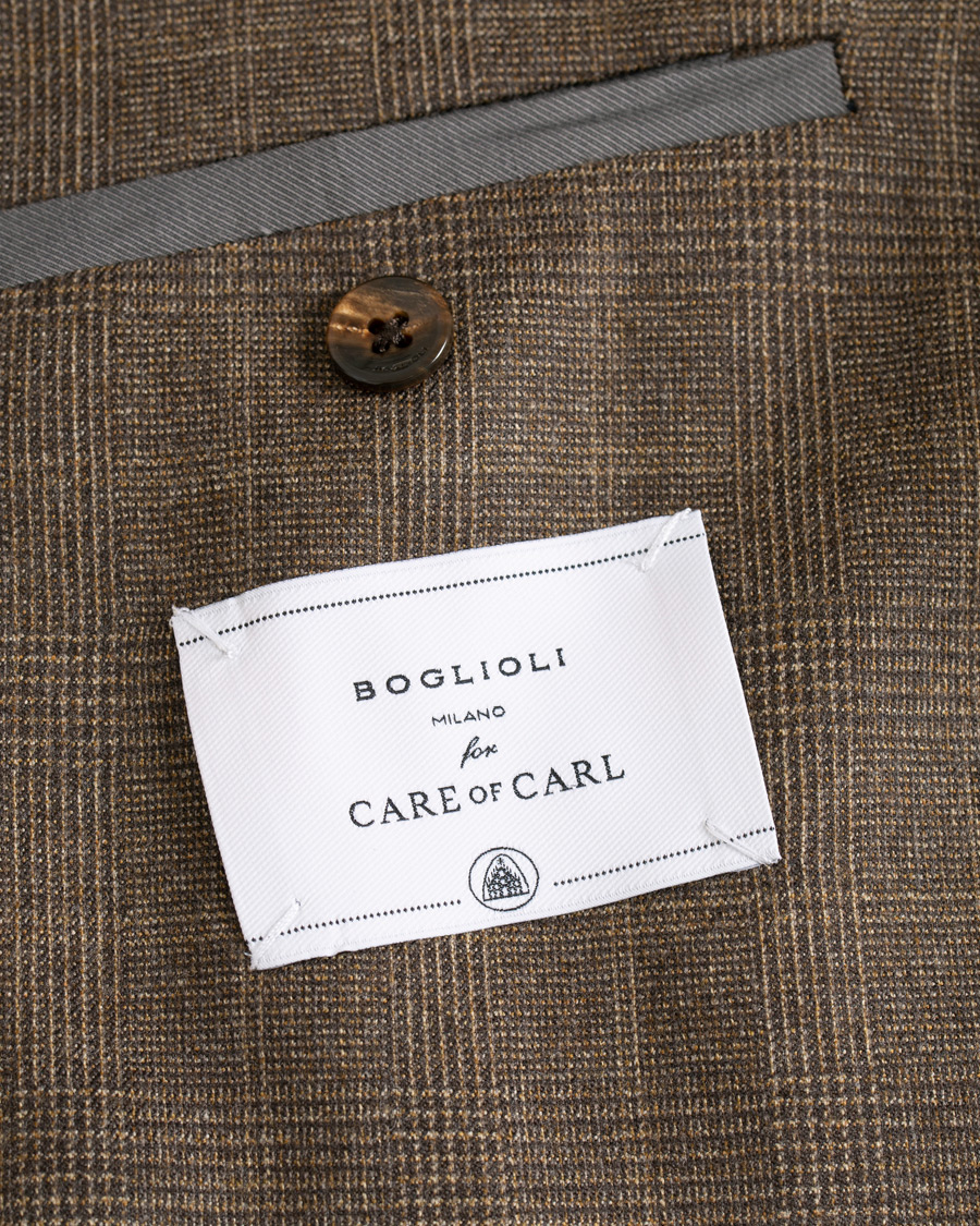 Herre | Blazere & jakker | Boglioli | K Jacket Checked Blazer Brown