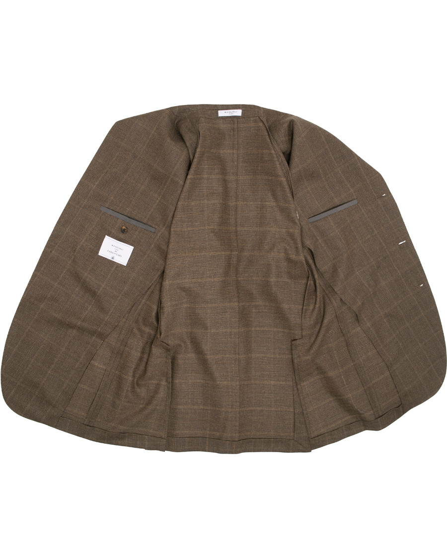 Herre | Blazere & jakker | Boglioli | K Jacket Checked Blazer Brown