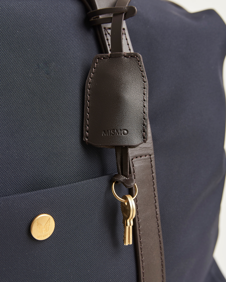 Herre | Tasker | Mismo | M/S Avail 48h Nylon Weekendbag Navy/Dark Brown