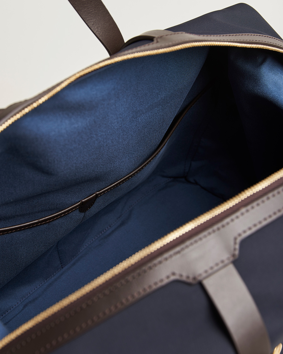 Herre | Tasker | Mismo | M/S Avail 48h Nylon Weekendbag Navy/Dark Brown