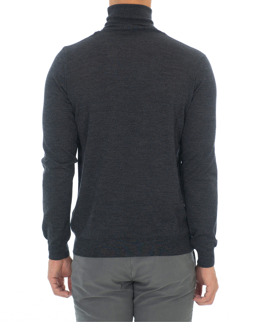 Herre | Trøjer | Oscar Jacobson | Cole Extra Fine Merino Rollneck Dark Grey