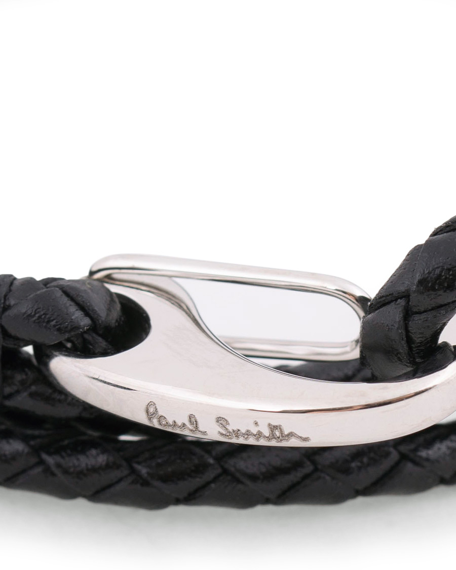 Herre | Paul Smith Leather Wrap Bracelet Black | Paul Smith | Leather Wrap Bracelet Black