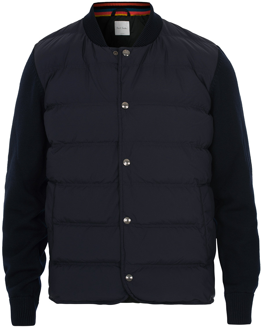 Herre | Jakker | Paul Smith | Hybrid Down Bomber Jacket Navy