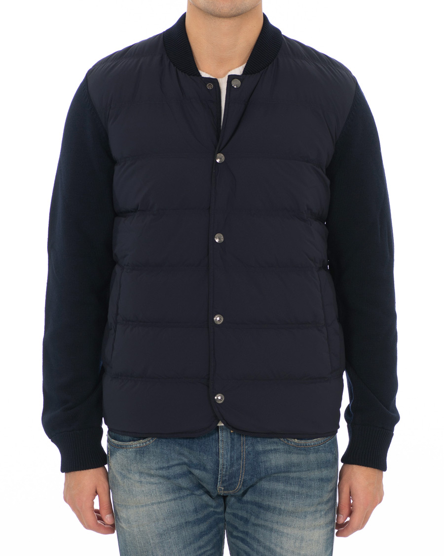 Herre | Jakker | Paul Smith | Hybrid Down Bomber Jacket Navy