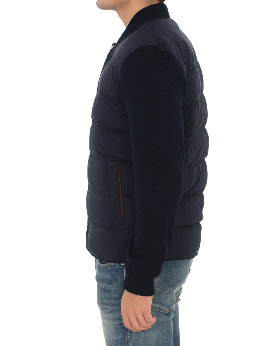 Herre | Jakker | Paul Smith | Hybrid Down Bomber Jacket Navy