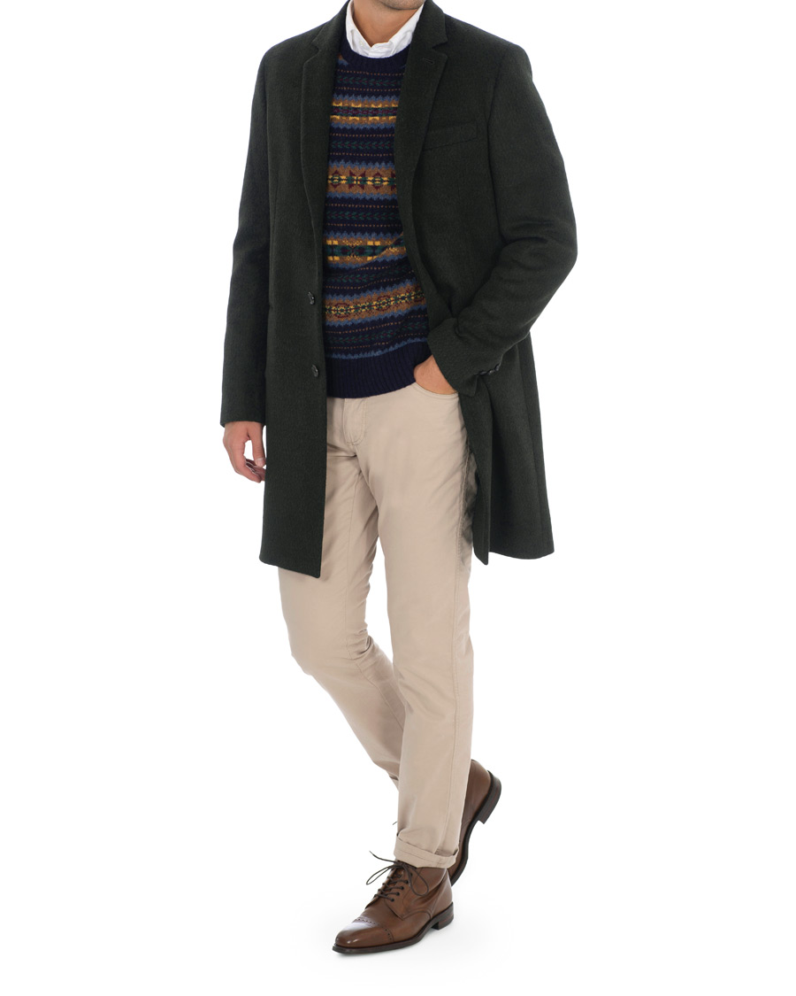 Herre | Jakker | PS Paul Smith | Wool Jacket Moss Green