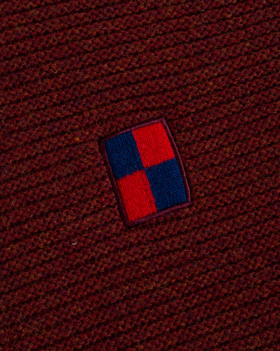 Herre | Trøjer | PS Paul Smith | Patchwork Knit Sweater Brick/Navy