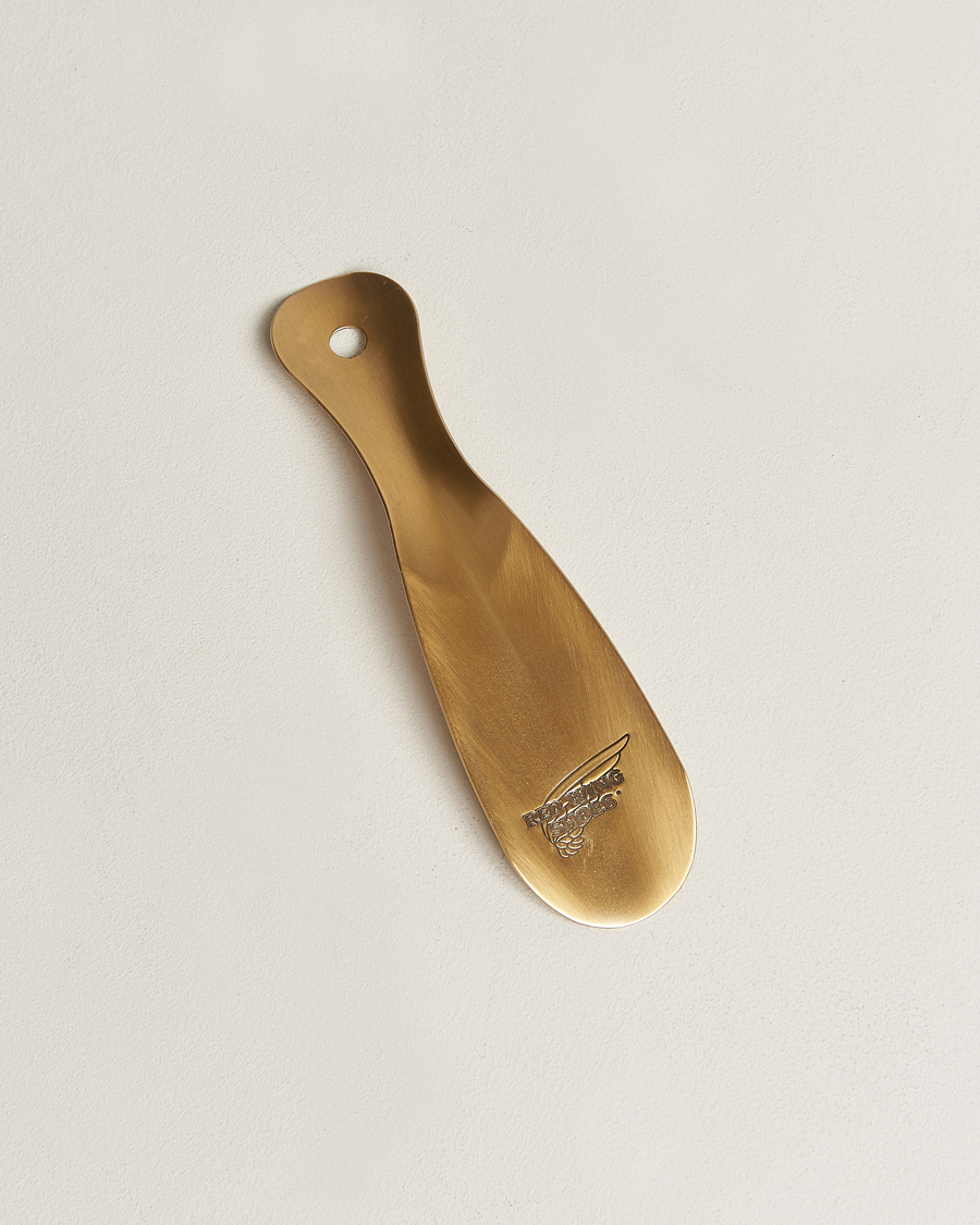Herre | Red Wing Shoes Antique Brass Boot Horn | Red Wing Shoes | Antique Brass Boot Horn