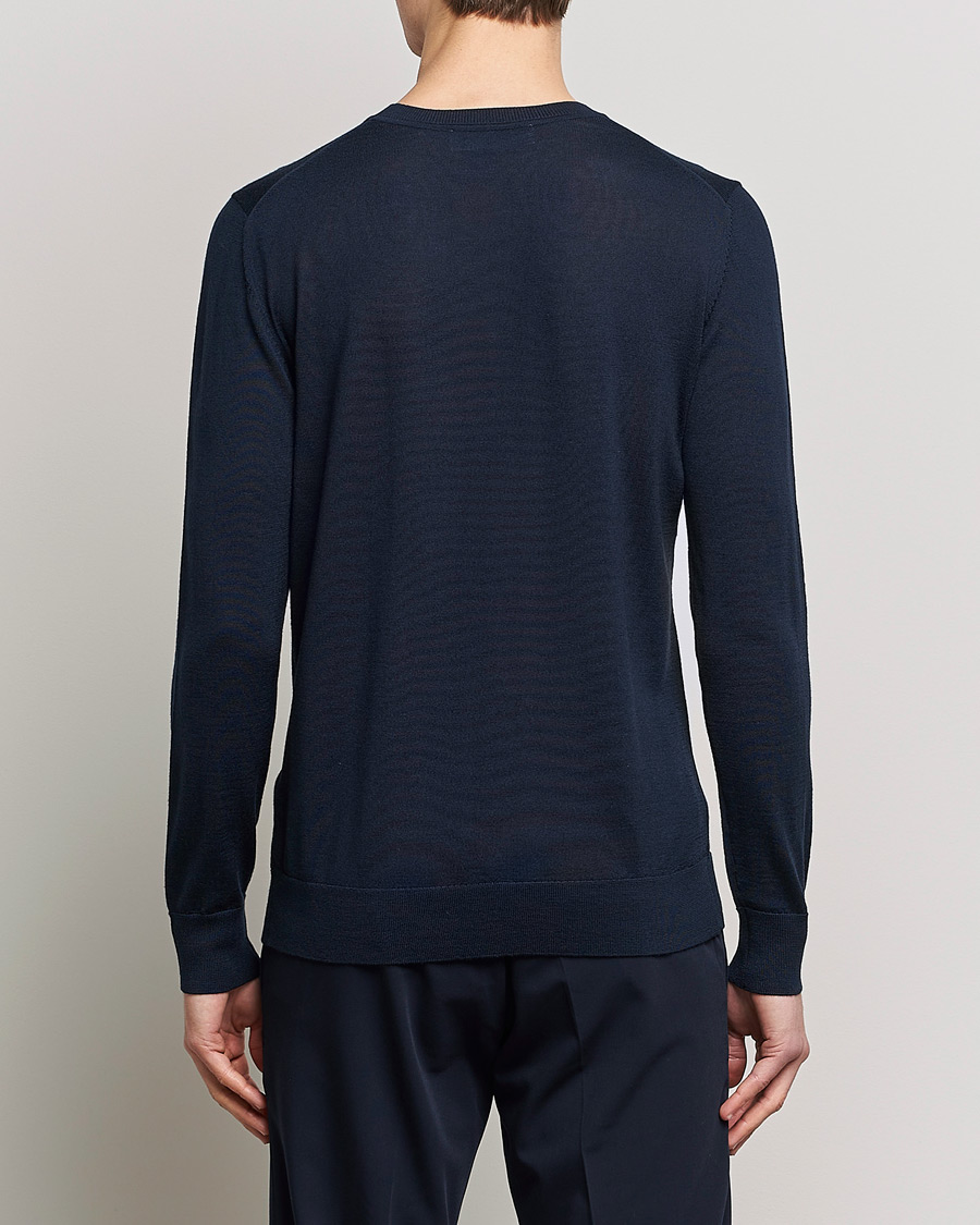 Herre | Trøjer | Samsøe Samsøe | Flemming Superfine Merino Wool Crew Neck Night Sky
