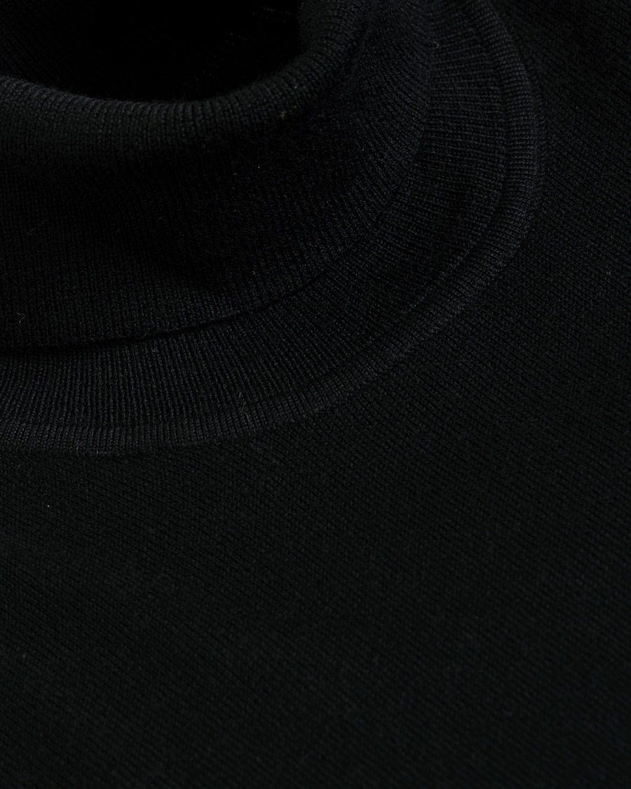 Herre | Trøjer | Samsøe Samsøe | Samsøe & Samsøe Flemming Superfine Merino Wool Roll Neck Black