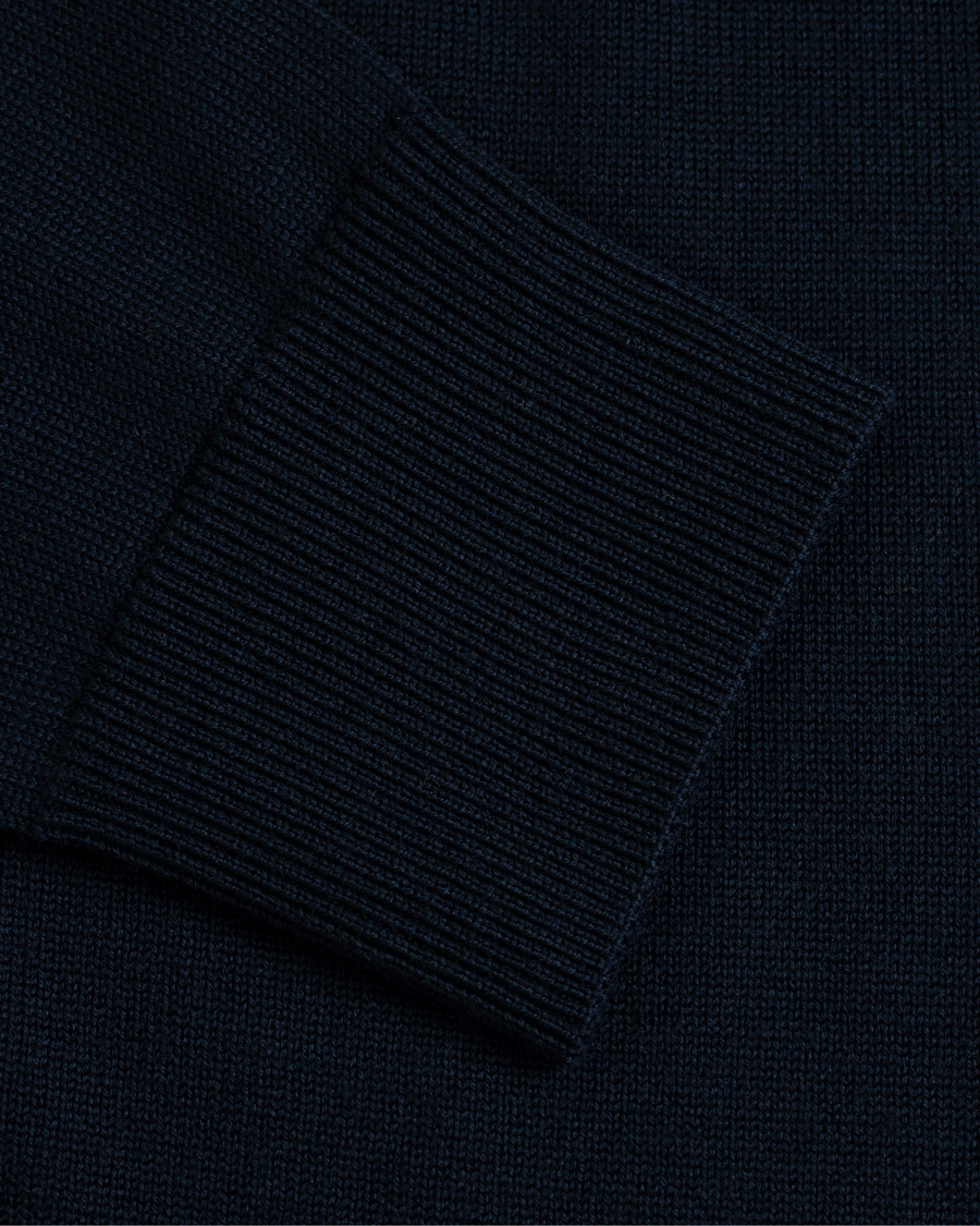 Herre | Trøjer | Samsøe Samsøe | Samsøe & Samsøe Sei Structured Wool Crew Neck Night Sky